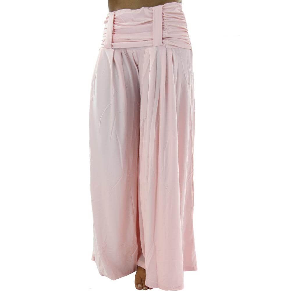 Comfortable Ruched Belly Dance Pants - Click Image to Close