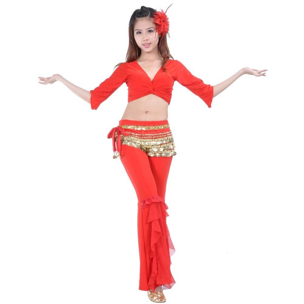 Lotus Leaf Belly Dance Pants - Click Image to Close