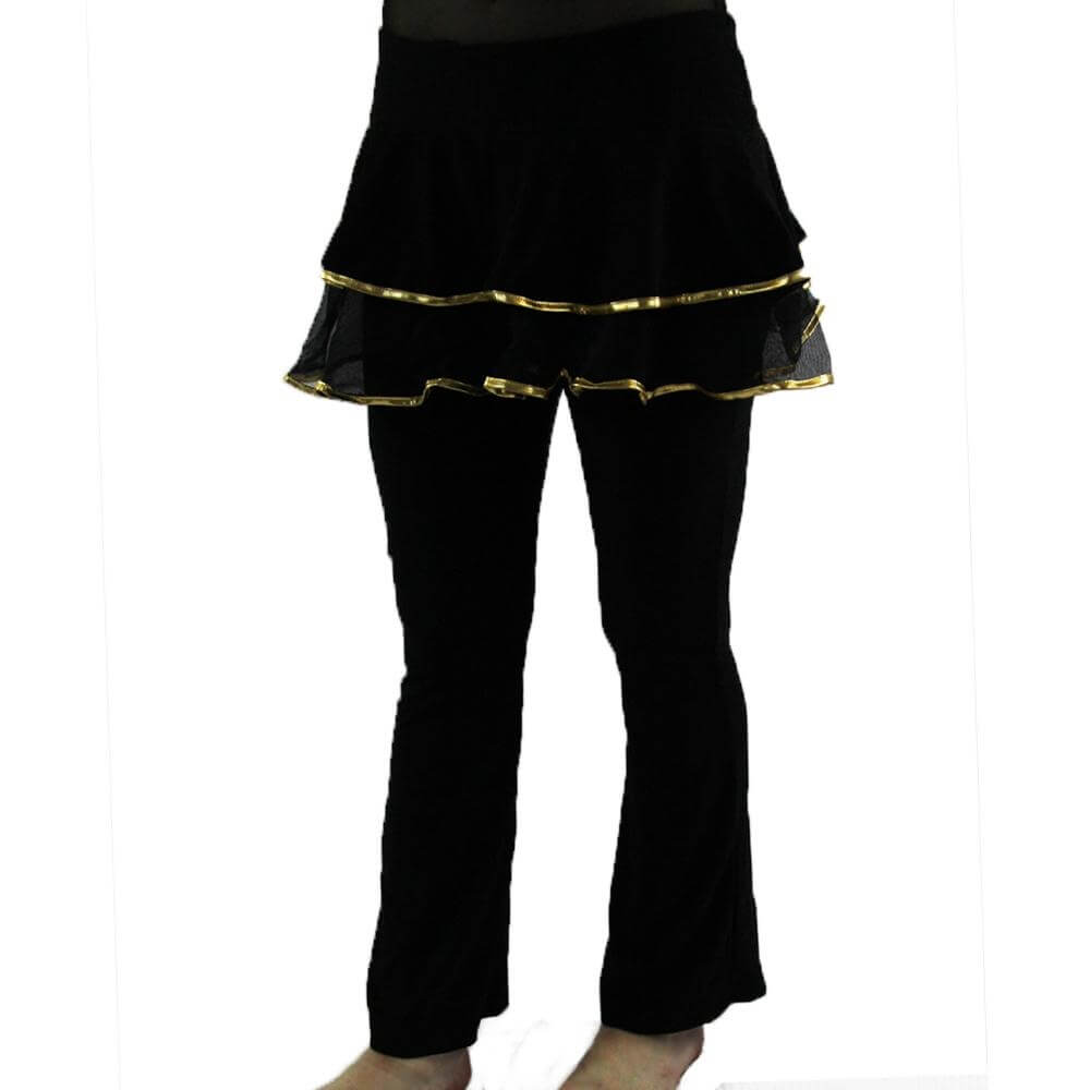 Belly Dance Skirted Pants - Click Image to Close