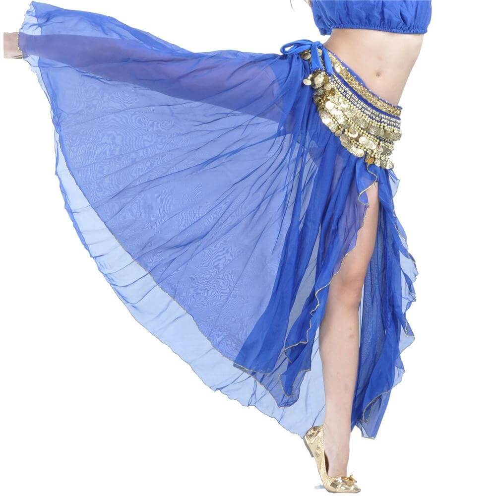 Fashion Front Openings Belly Dance Skirt - Click Image to Close