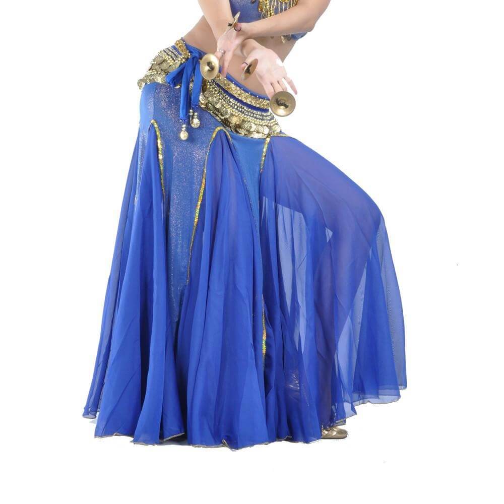 Bright Royal Fashion Mermaid Belly Dance Skirt - Click Image to Close