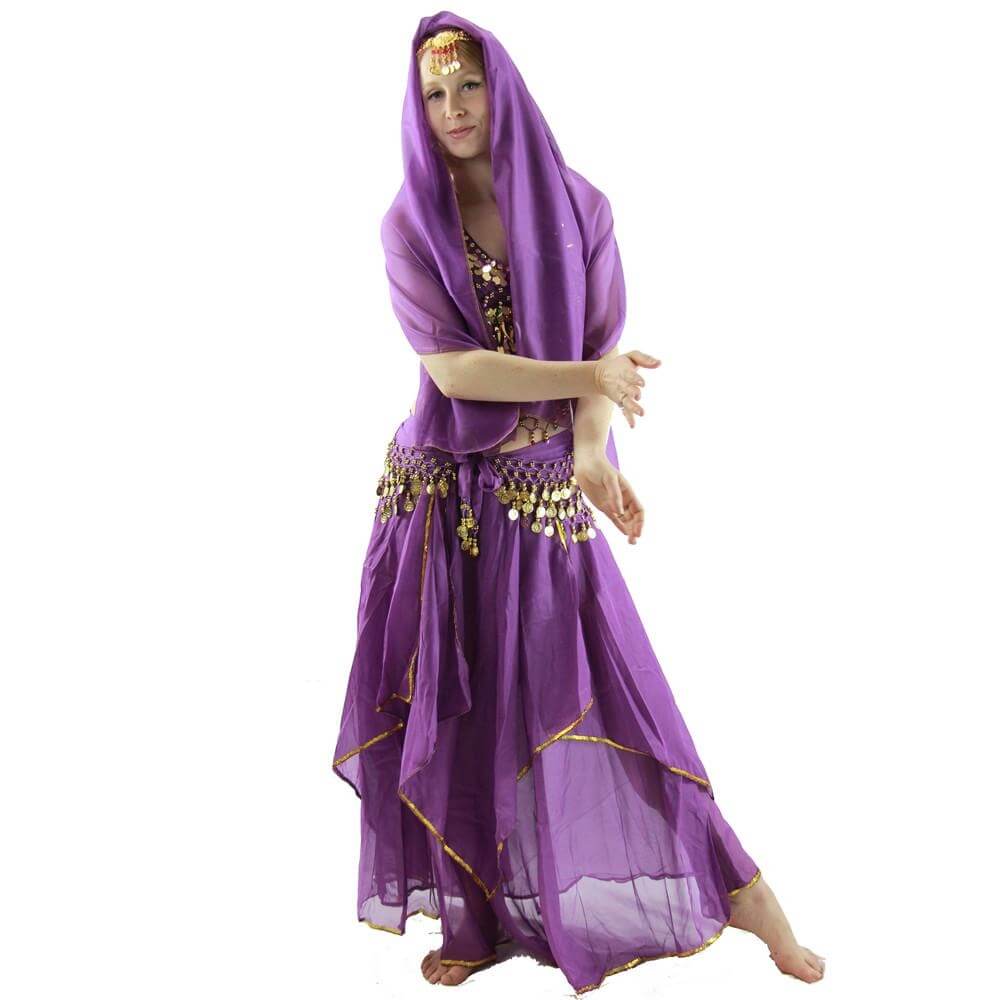 Red Pepper 5-Piece Belly Dance Costume - Click Image to Close