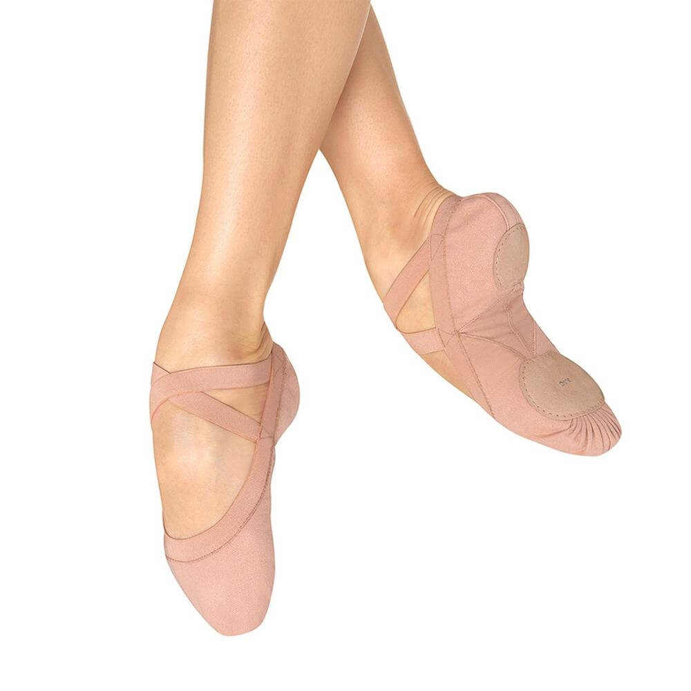 Bloch S0621L Adult "Pro elastic" Ballet Slippers - Click Image to Close