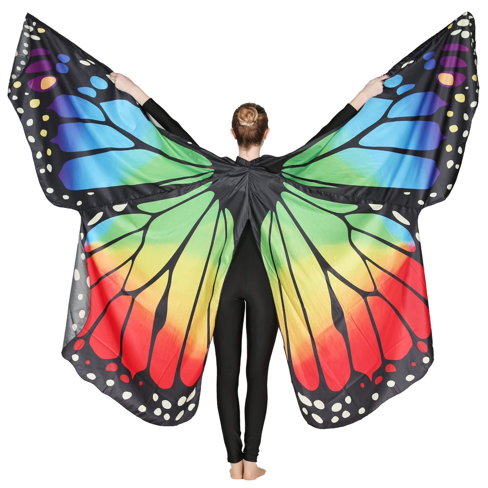 Danzcue Adult Rainbow Butterfly Wing - Click Image to Close