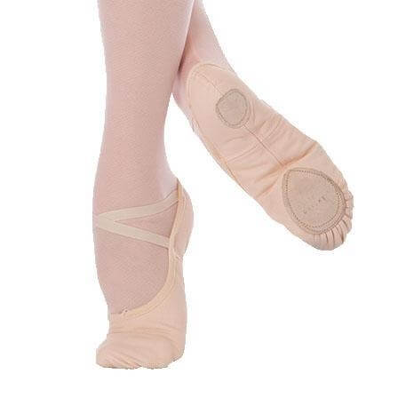 Body Wrappers Child Wendy Total Stretch Canvas Ballet Slipper - Click Image to Close
