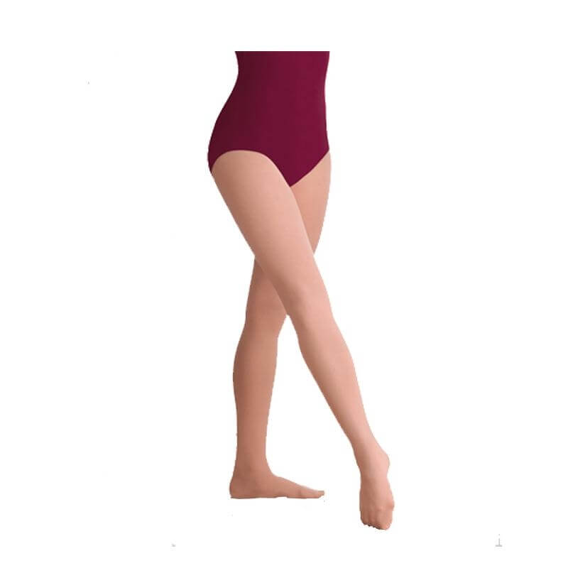 Body Wrappers totalSTRETCH Girls Footed Tights - Click Image to Close