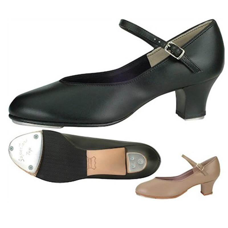 Danshuz 1 1/2" Heel Tap Queen Shoe with Taps & Rubbers - Click Image to Close