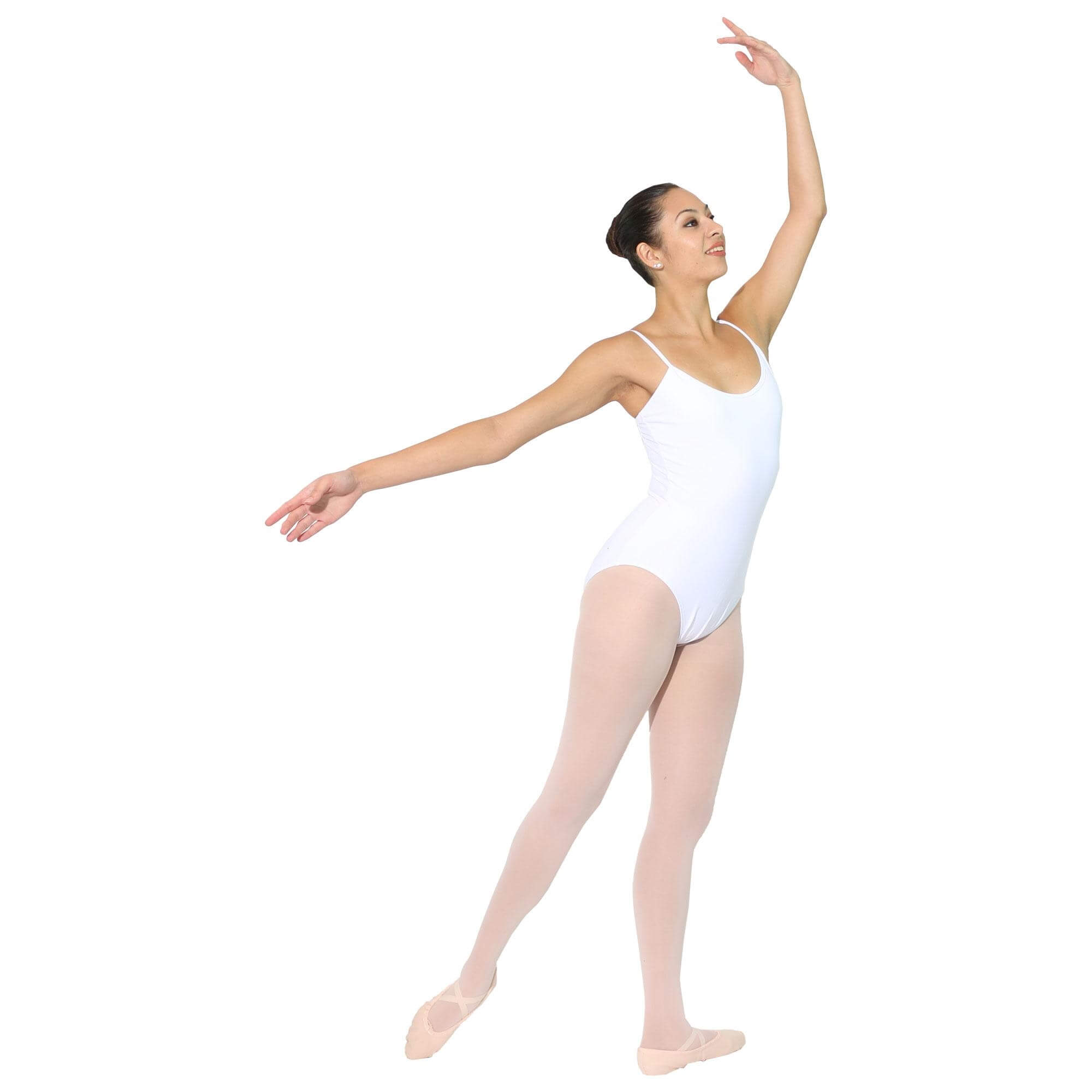 Danzcue Adult Ballet Cotton Camisole Leotard - Click Image to Close
