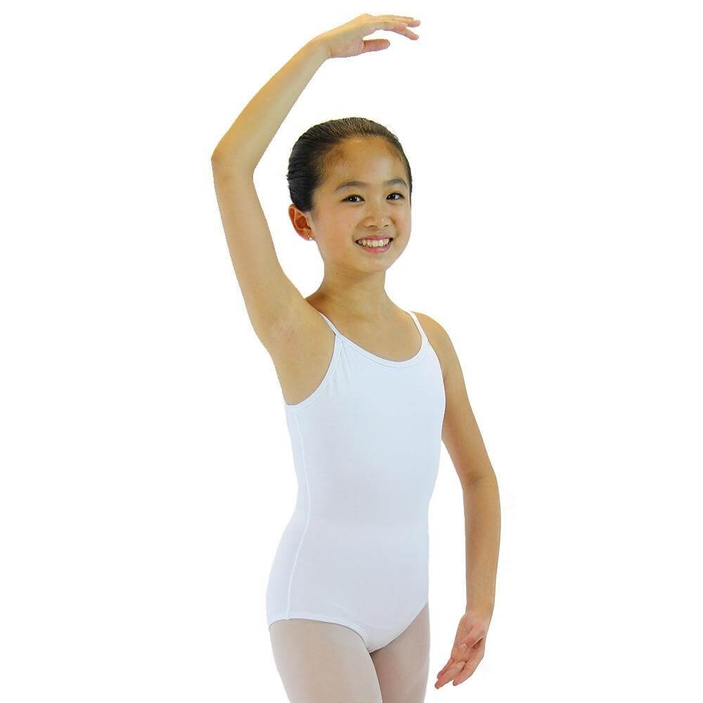 Danzcue Child Ballet Cotton Camisole Leotard - Click Image to Close