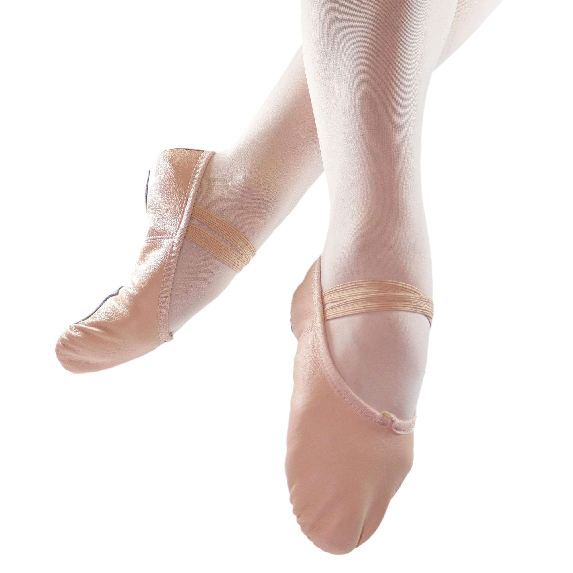 Danzcue Child Split Sole Leather Ballet Slipper - Click Image to Close