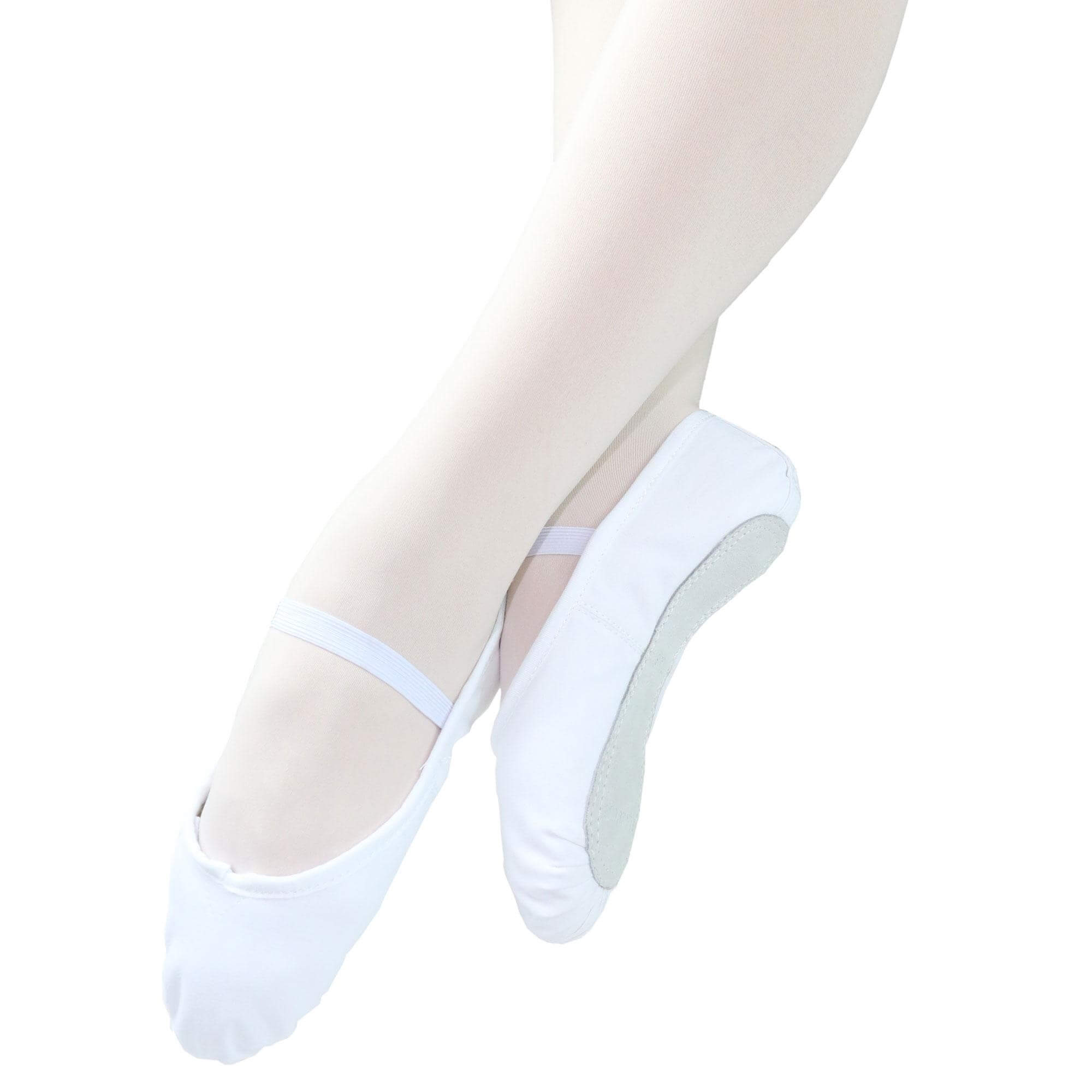 Danzcue Adult Full Sole Canvas Ballet Slipper - Click Image to Close