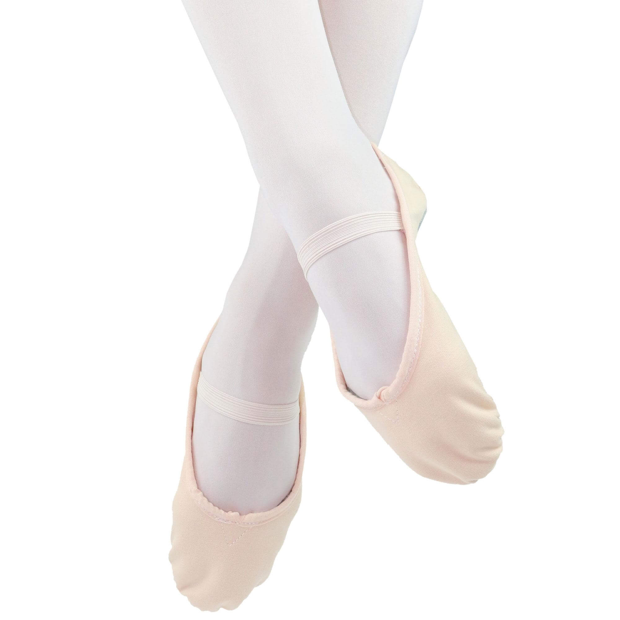 Danzcue Adult Full Sole Canvas Ballet Slipper - Click Image to Close