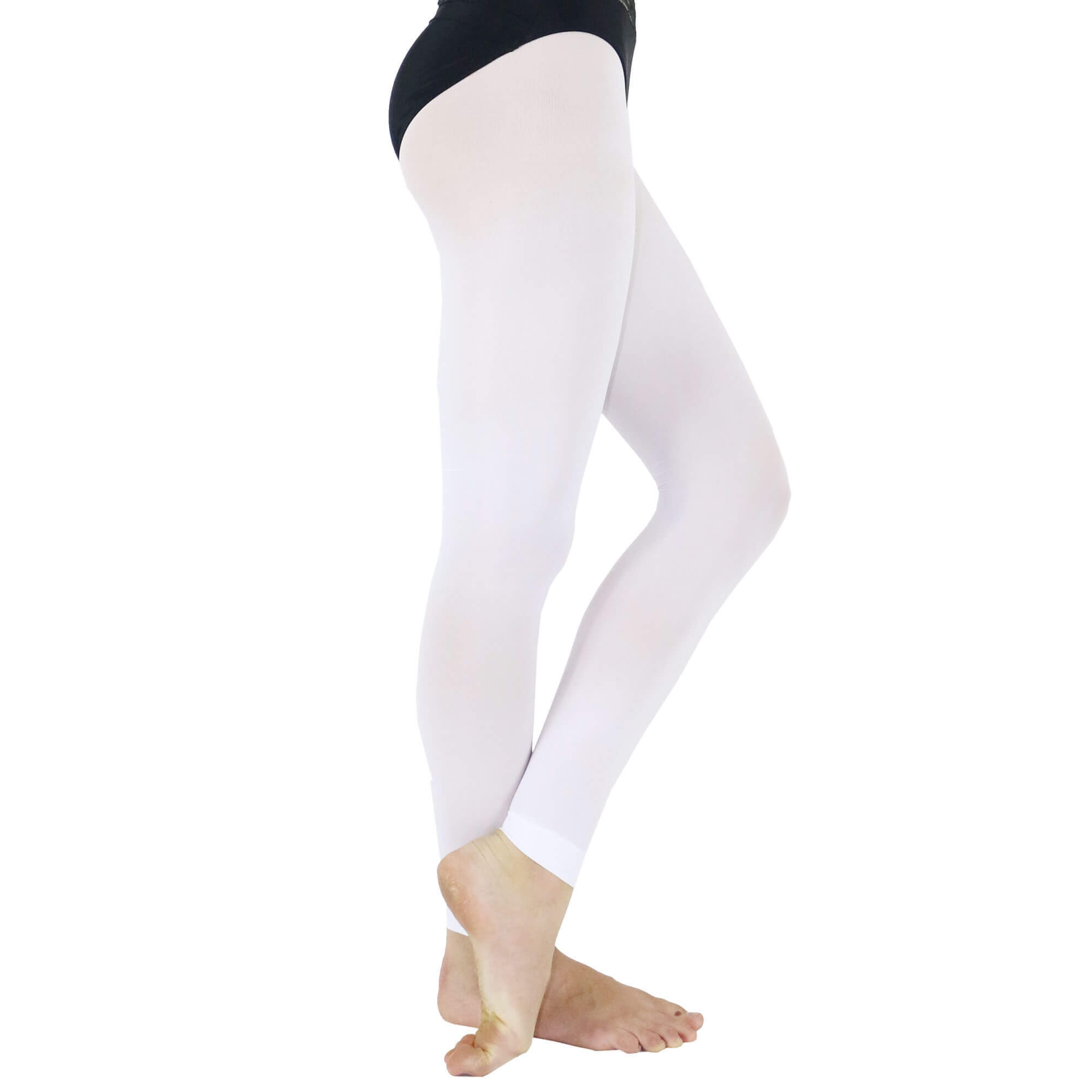 Danzcue Adult Soft Footless Tights - Click Image to Close