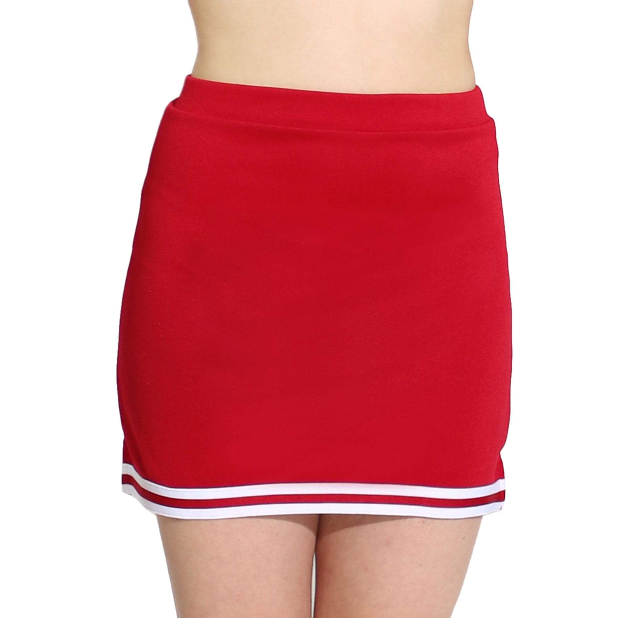 Danzcue Adult A-Line Cheerleaders Uniform Skirt - Click Image to Close