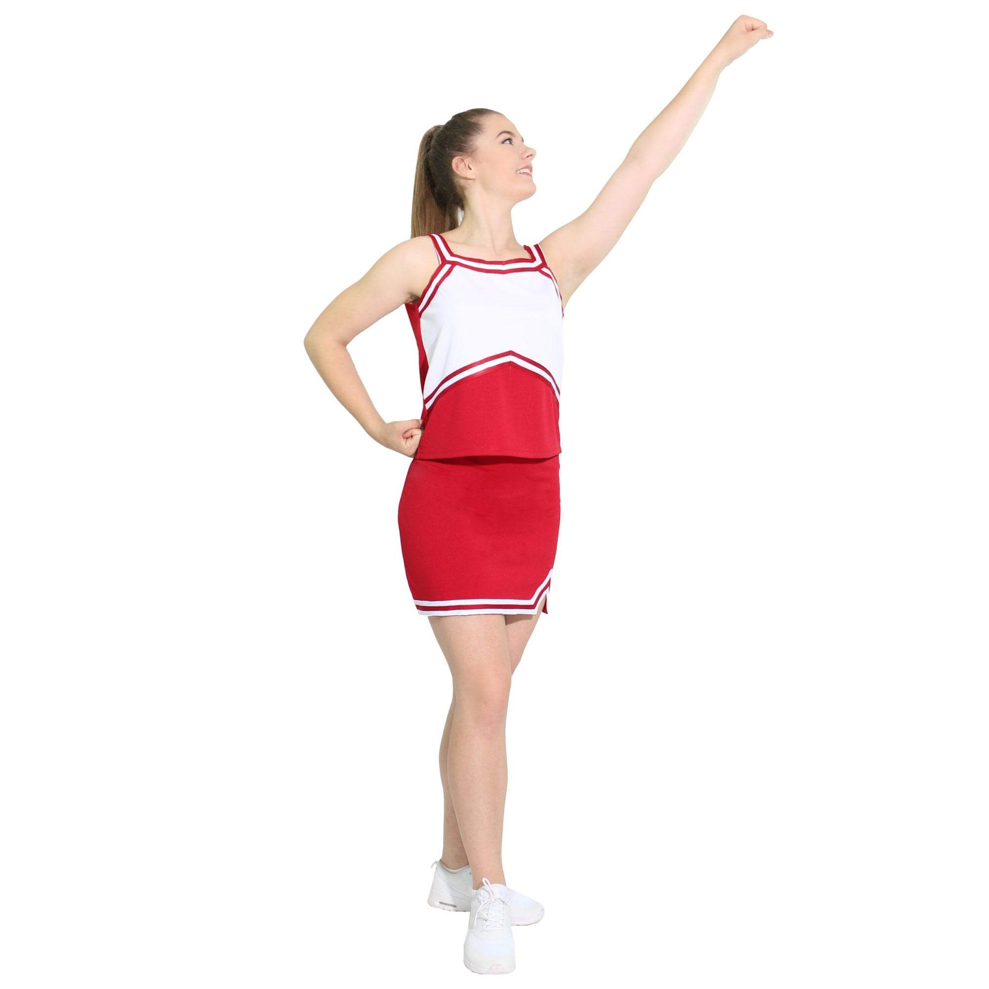 Danzcue Adult Sweetheart Cheerleaders Uniform Shell Top - Click Image to Close