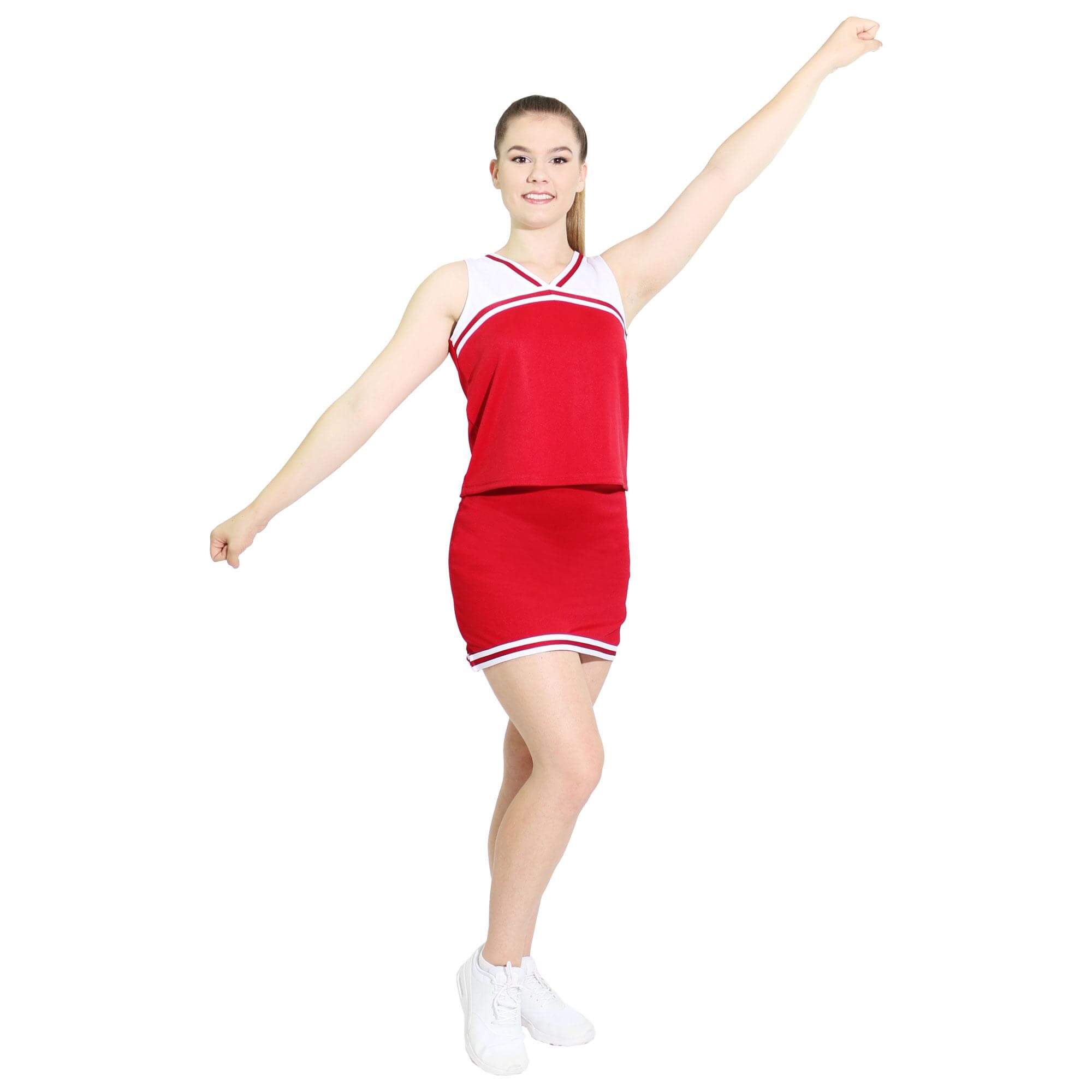 Danzcue Adult Classic Cheerleaders Uniform Shell Top - Click Image to Close