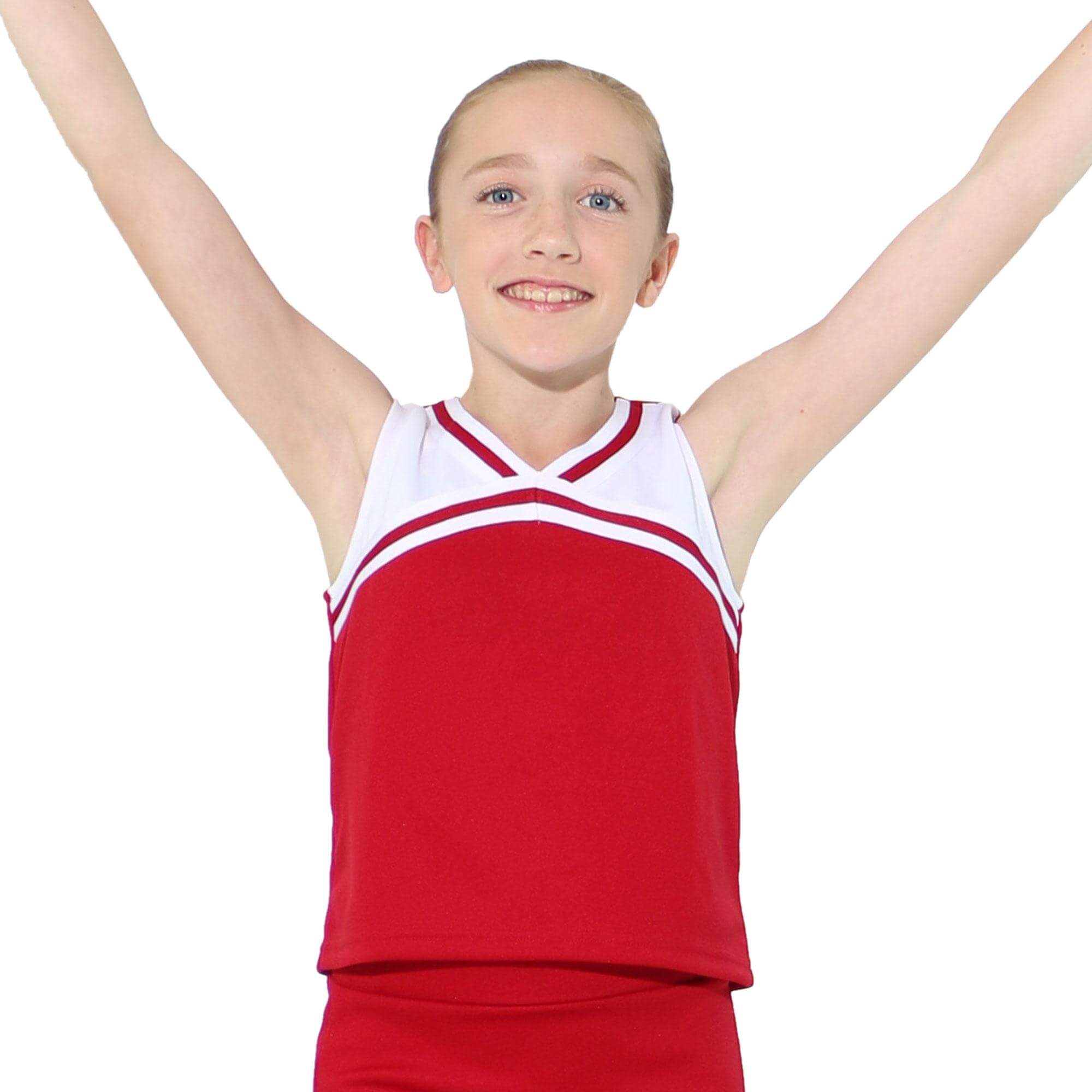 Danzcue Child Classic Cheerleaders Uniform Shell Top - Click Image to Close