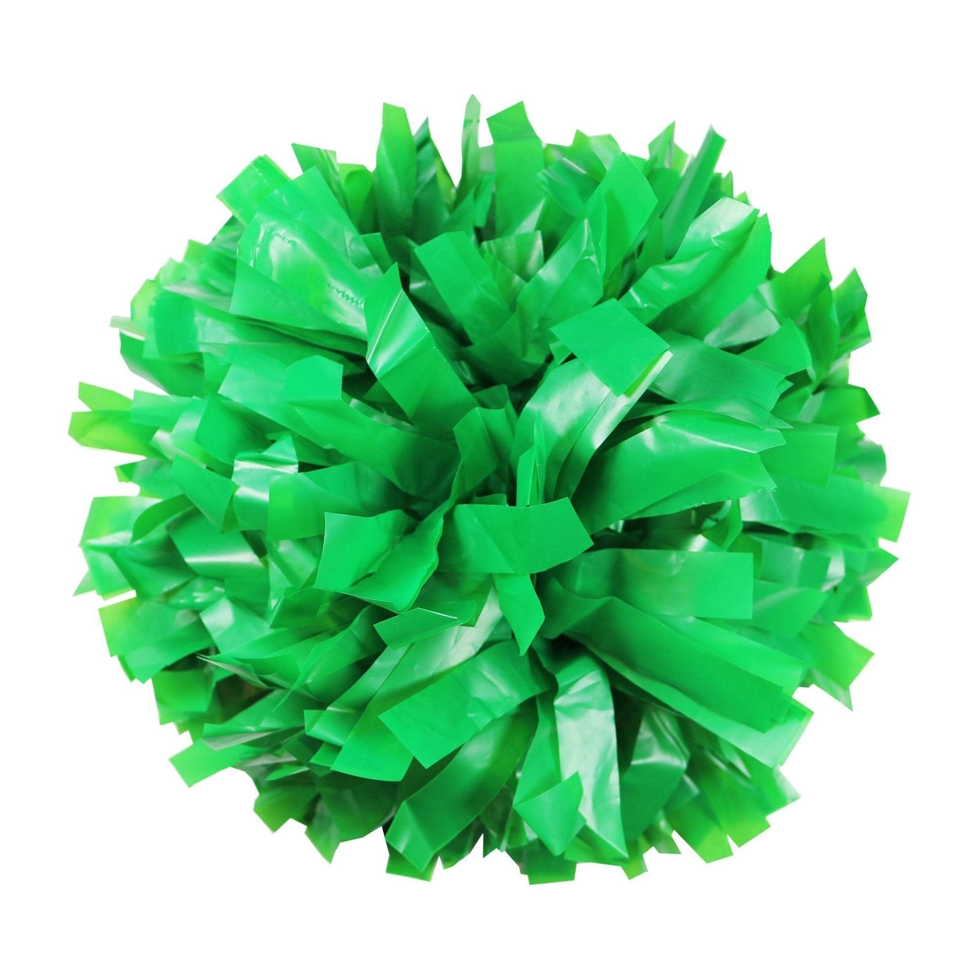 Danzcue Kelly Green Plastic Poms - One Pair - Click Image to Close