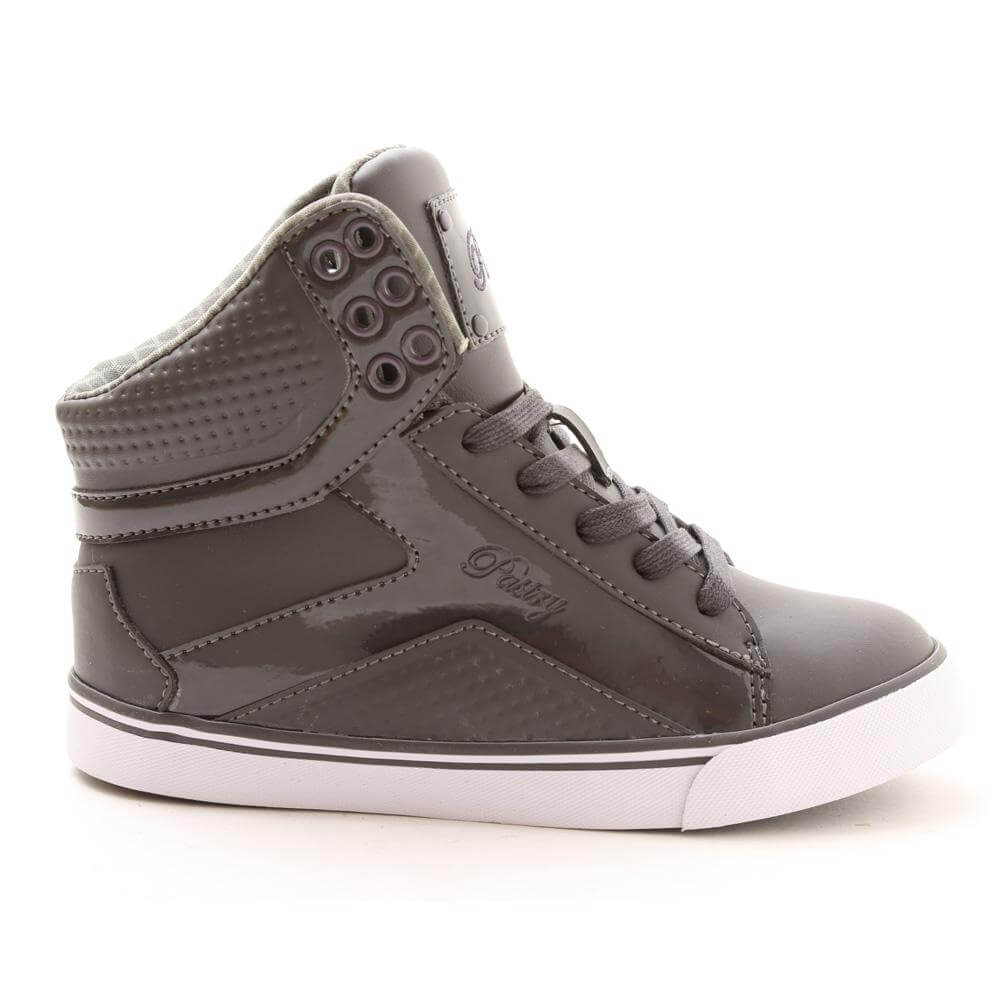 Pastry Dance Adult "Pop Tart" Grid Charcoal Sneaker - Click Image to Close