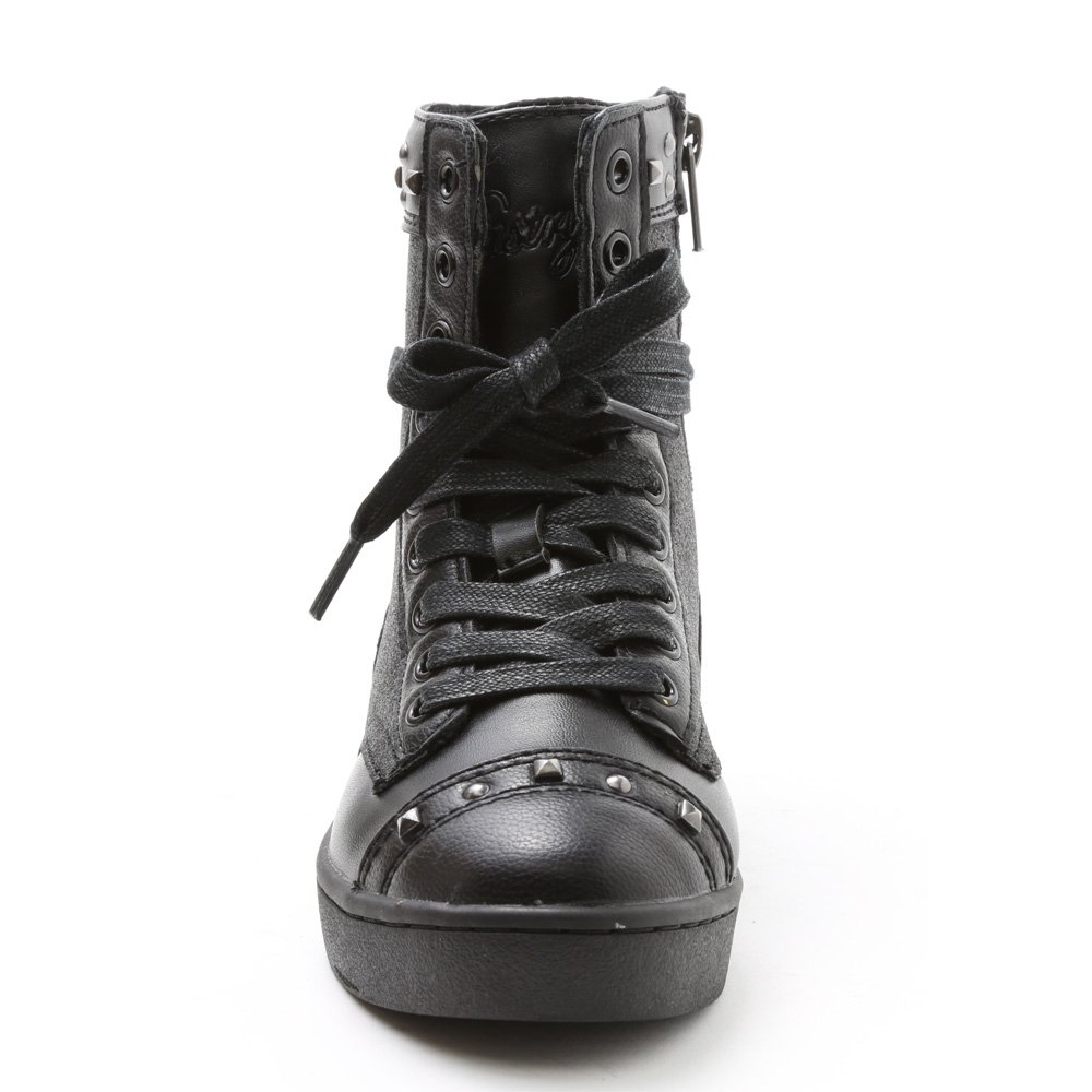 Pastry Dance Adult "Military Glitz" Black Sneaker Boot - Click Image to Close