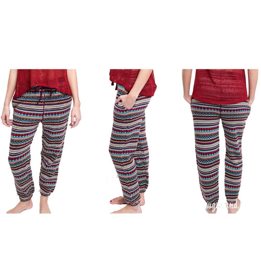 Sugar and Bruno Chalet We Dance Chill Sweatpants - Click Image to Close
