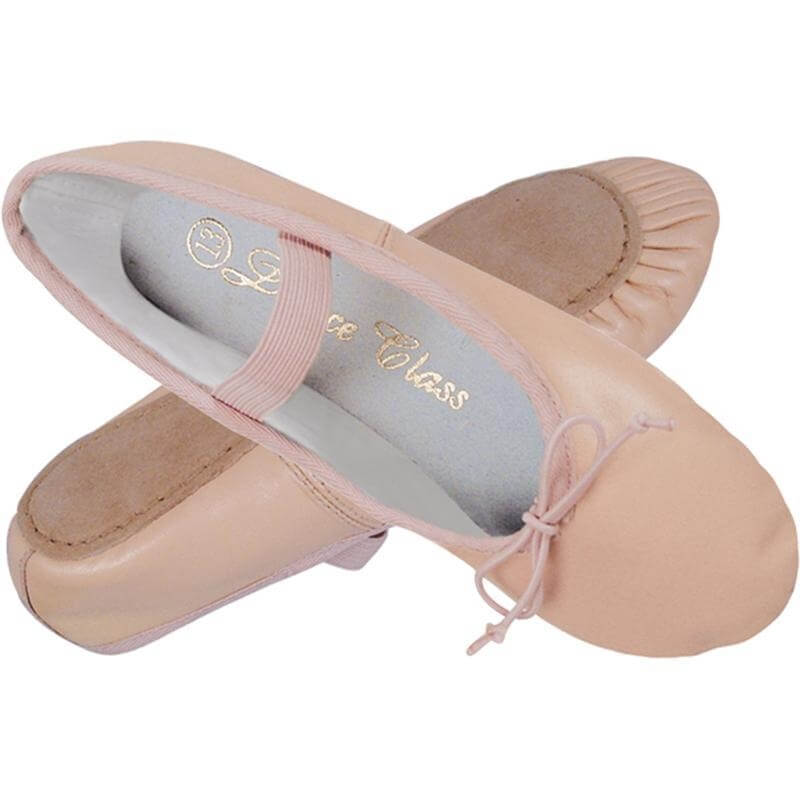 Dance Class® Child Full Sole Leather Ballet Shoe - Click Image to Close