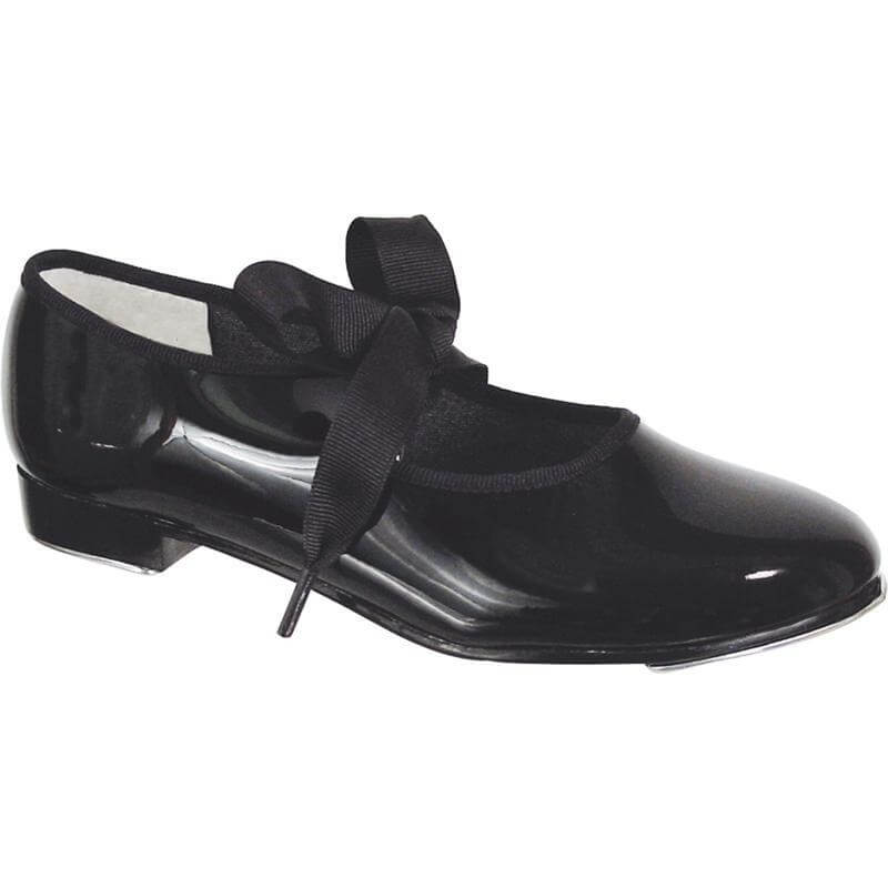 black tap shoes for class 174 child black patent ribbon tie tap shoe black tap shoes for class 174 child black patent ribbon tie tap shoe