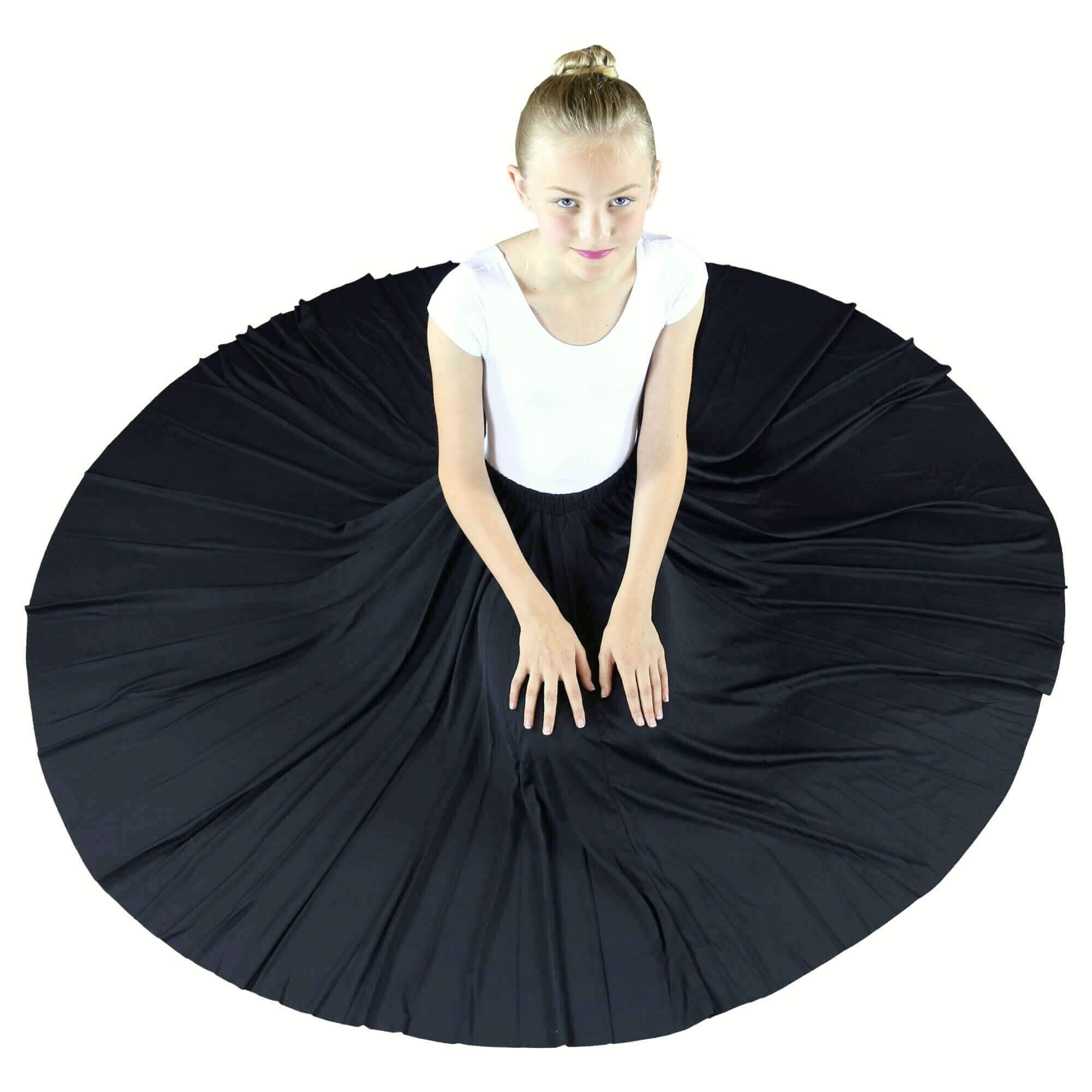 Danzcue Child Long Circle Skirt - Click Image to Close