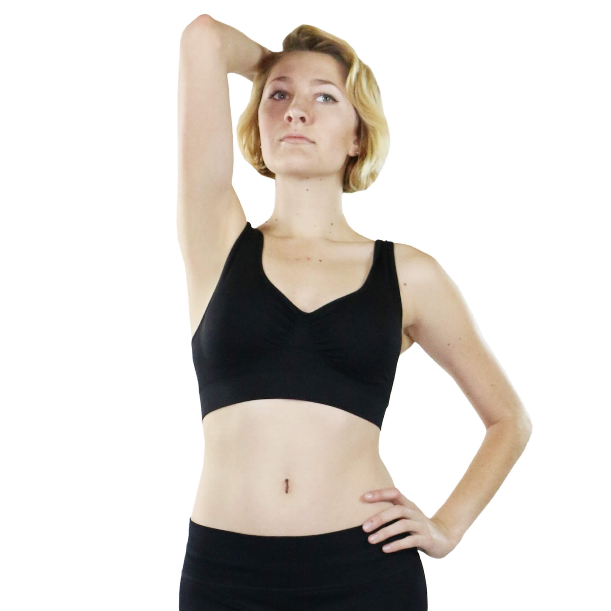 Fitcue Womens Seamless Basic Sports Bra