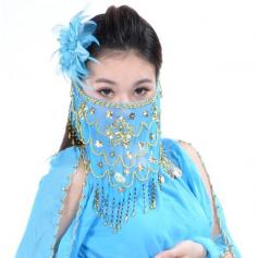 Belly Dance Veil with Beads