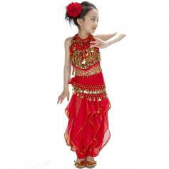 Bollywood Pepper 5-piece Children Belly Dance Costume