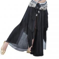 Fashion Glass Silk Belly Dance Ear Skirt