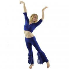 Dynamic 2-Piece Belly Dance Costume(Belt not included)