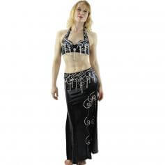 Egyptian style 2-Piece Belly Dance Costume