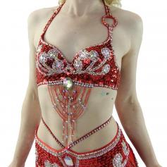 Egyptian Style 3-Piece Belly Dance Costume