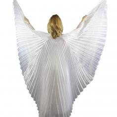 Solid White Worship Angel Wing - Click Image to Close