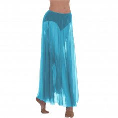 Body Wrappers Ministry Dance Long Full Chiffon Skirt