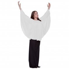 Body Wrappers Liturgical Dance Angel Wing Drapey Pullover