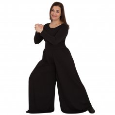 Body Wrappers Liturgical Dance Long Sleeve Crew Neck Jumpsuit