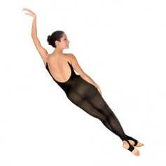 Body Wrappers totalSTRETCH Camisole body stirrup Tights [BWPA93]