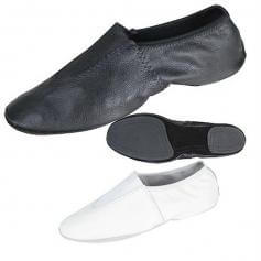 Lappade Vaulting Shoes Gymnastics Shoes Black or White with Rubber Sole