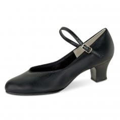 Danshuz Adult 1 1/2\" Heel Tap Queen Black Character Shoe