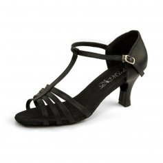 DiMichi Adult \"KiKi\" Leather Multi-strap Open-toe Ballroom Shoe