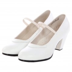 DiMichi \"Maria\" Adult Leather Elastic Strap Flamenco shoe