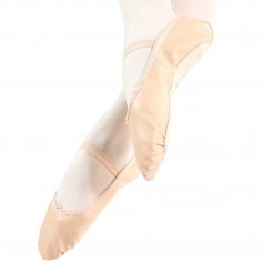 Danzcue Adult Full Sole Leather Ballet Dance Slipper
