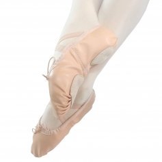 Danzcue Adult Split Sole Leather Ballet Dance Slipper