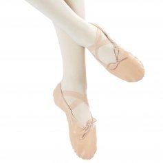 Danzcue Child Split Sole Leather Ballet Dance Slipper [DQBS010C]