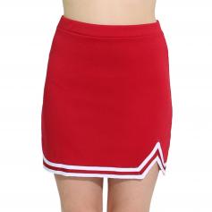 Danzcue Adult Double V A-Line Cheerleaders Uniform Skirt [DQCHS001A]