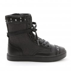 Pastry Dance Child \"Military Glitz\" Black Sneaker Boot
