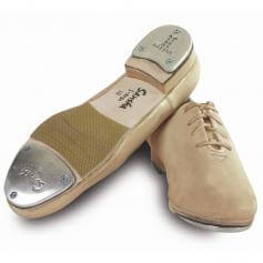 Sansha TA08L Adult 3/4\" Heel \"T-Mega\" Oxford Lace-up Tap Shoes